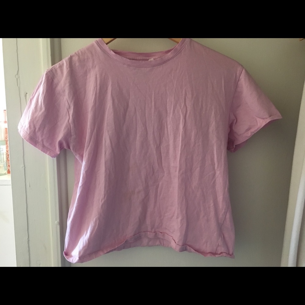 ME WE Pacsun pink shirt